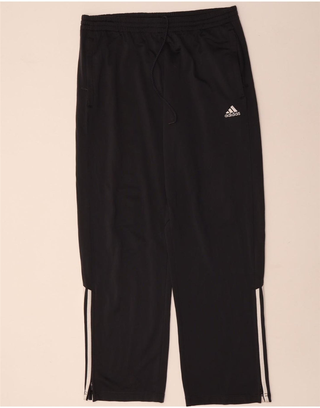 Adidas Mens Tracksuit Trousers Medium  Grey Polyester