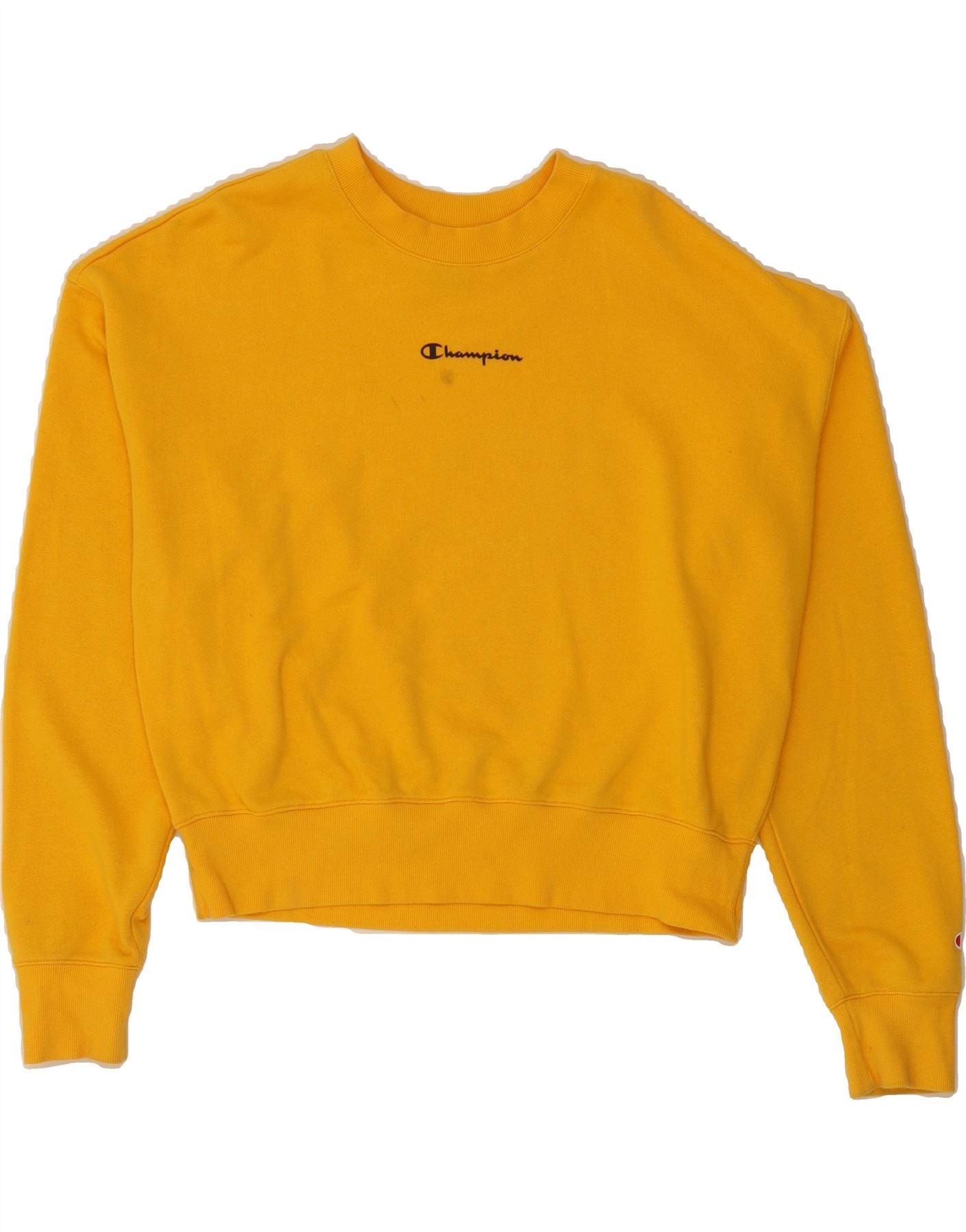 Clothing Yellow Champion Sweatshirt Womens Girls Yellow Champion