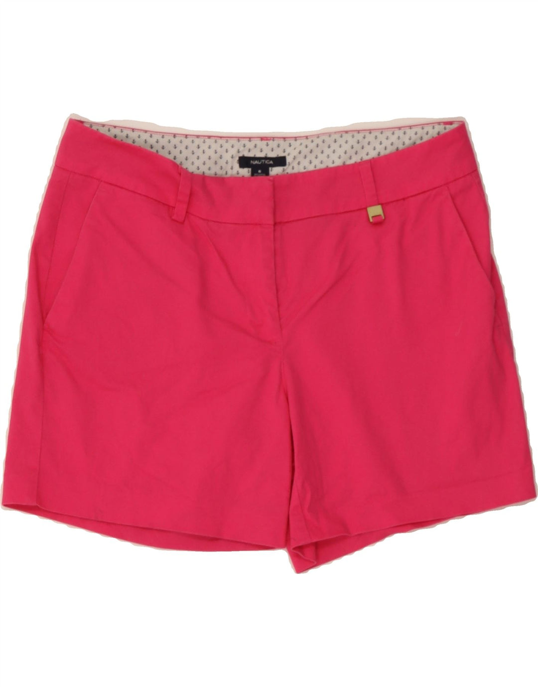 NAUTICA Womens Chino Shorts US 6 Medium W30  Pink Cotton Vintage Nautica and Second-Hand Nautica from Messina Hembry 