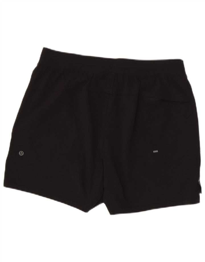 Lululemon Womens Sport Shorts Large  Black Nylon