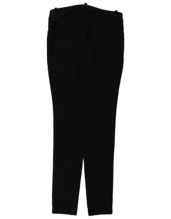 Elisabetta Franchi Womens Skinny Casual Trousers EU 42 Large W32 L33 Black