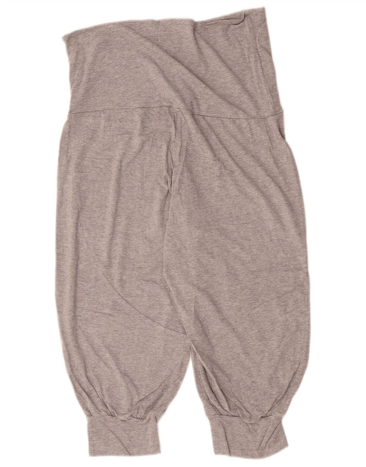 Puma Womens Capri Tracksuit Trousers Joggers UK 12 Medium Grey Viscose