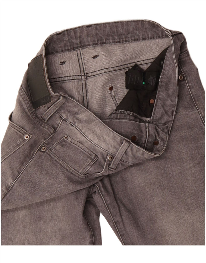 G-Star Mens Straight Jeans W32 L32 Grey Cotton