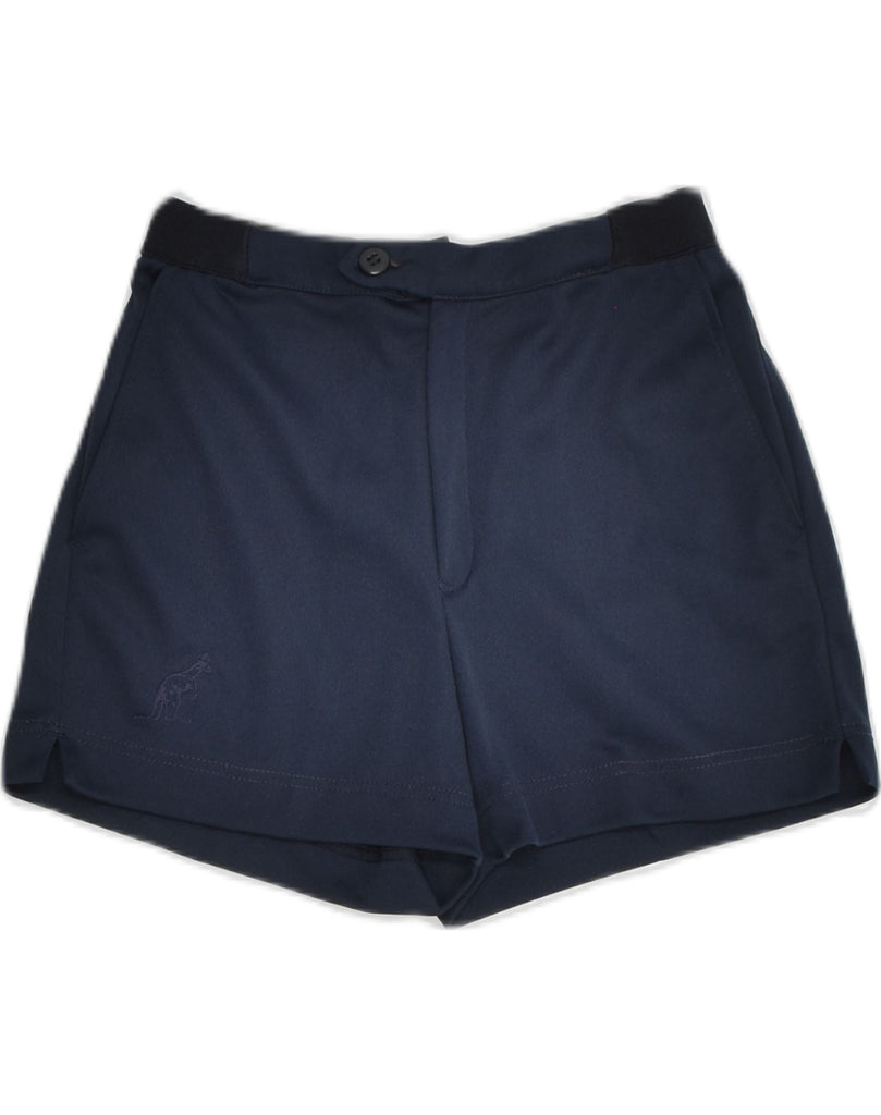 AUSTRALIAN L'ALPINA Boys Chino Shorts 10-11 Years W23 Navy Blue Polyester | Vintage AUSTRALIAN L'ALPINA | Thrift | Second-Hand AUSTRALIAN L'ALPINA | Used Clothing | Messina Hembry 