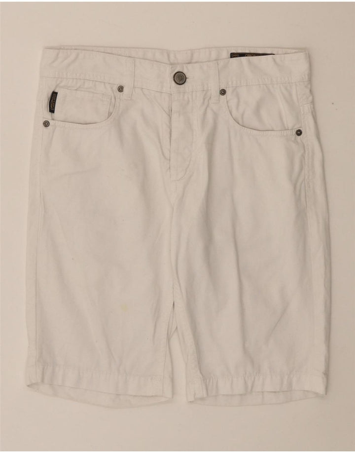 JACK & JONES Mens Denim Shorts W30 Medium White Cotton