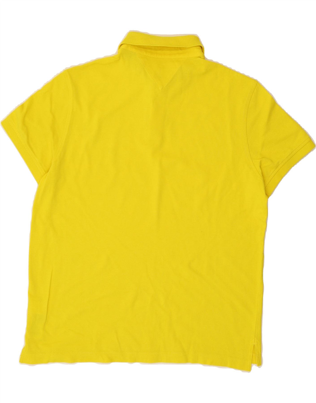 TOMMY HILFIGER Mens Regular Fit Polo Shirt Large Yellow Cotton Vintage Tommy Hilfiger and Second-Hand Tommy Hilfiger from Messina Hembry 