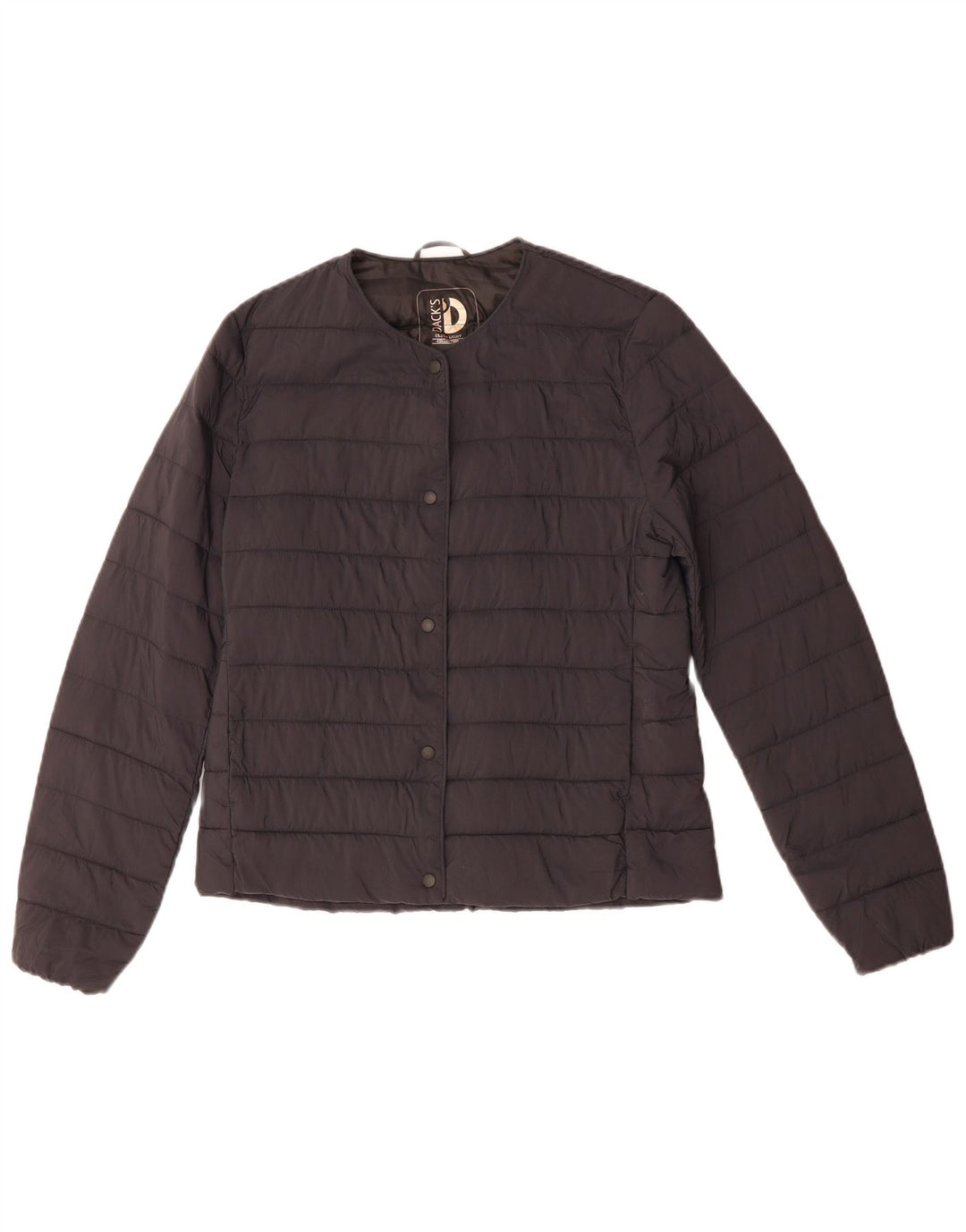 Dack's Womens Padded Jacket UK 10 Small Navy Blue Nylon