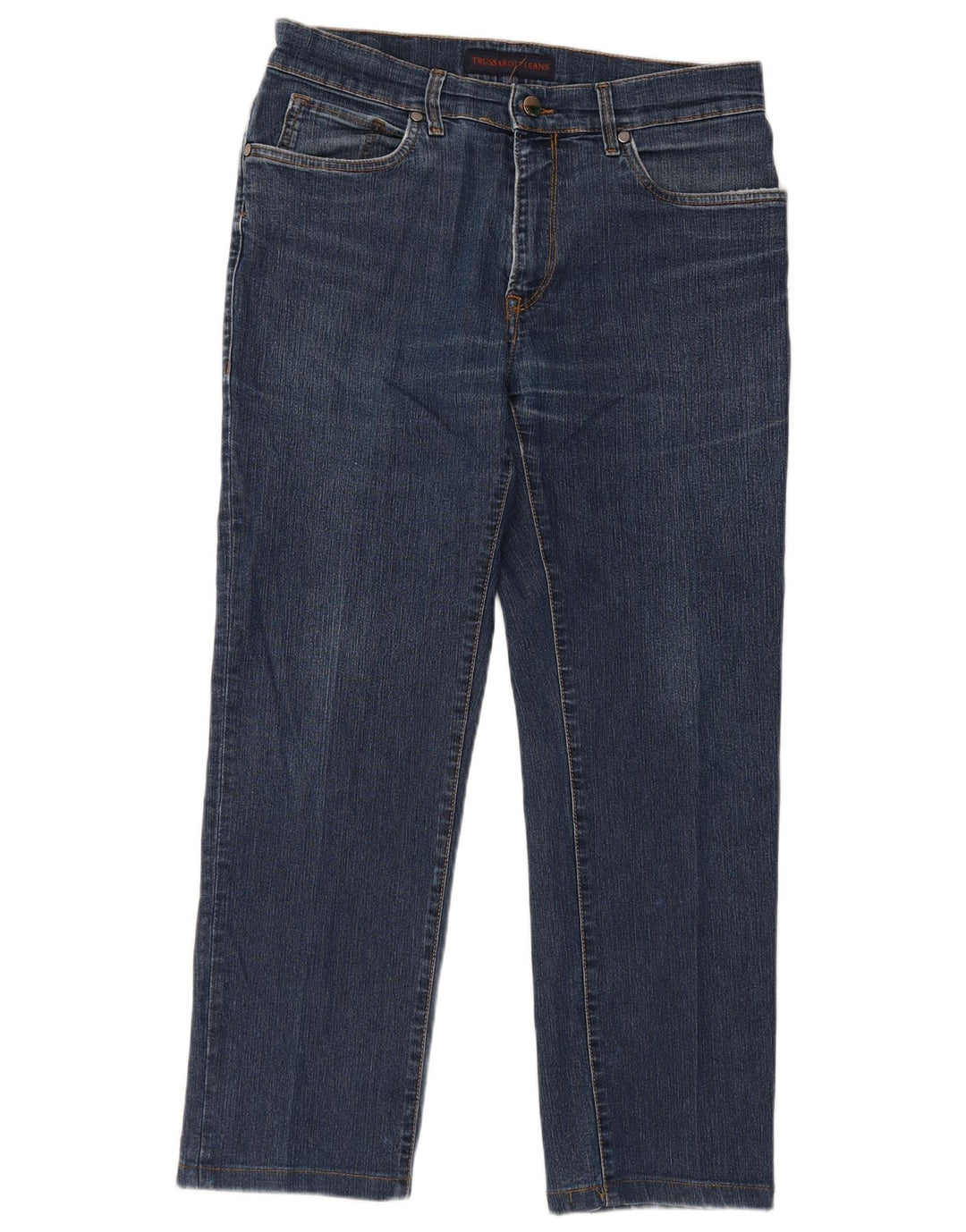 TRUSSARDI Mens Straight Jeans W30 L26 Blue
