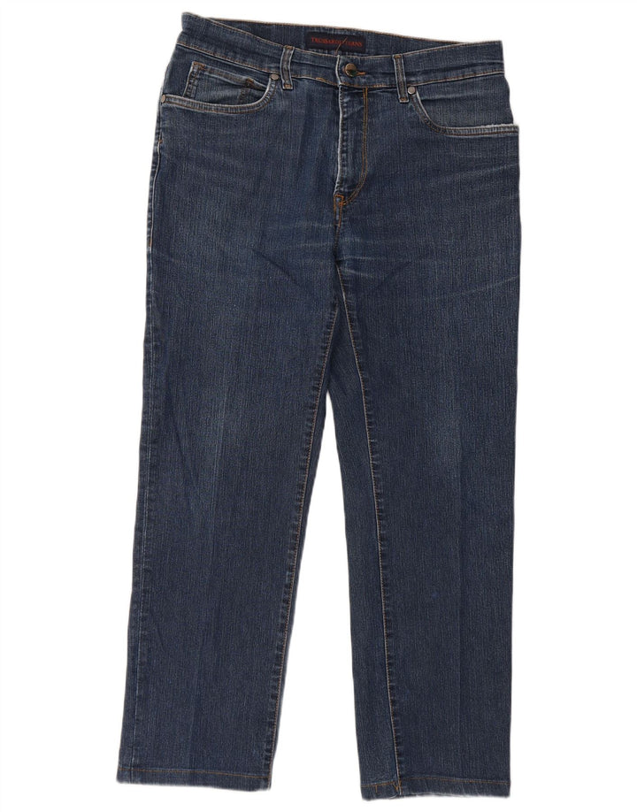 TRUSSARDI Mens Straight Jeans W30 L26 Blue