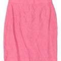 VINTAGE Womens Pencil Skirt IT 46 Large W29 Pink Linen | Vintage Vintage | Thrift | Second-Hand Vintage | Used Clothing | Messina Hembry 