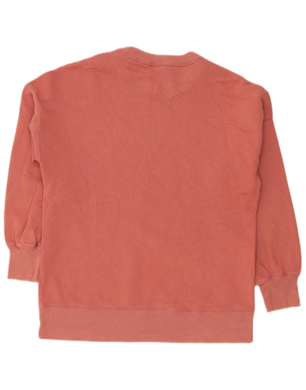 Abercrombie & Fitch Womens Graphic Sweatshirt Jumper UK 10 Small Pink