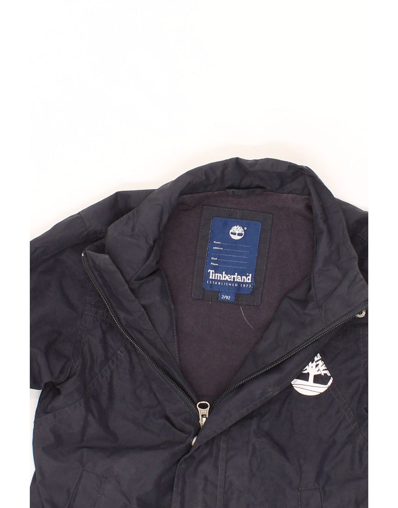 TIMBERLAND Baby Boys Graphic Windbreaker Jacket 18-24 Months Black Nylon Vintage Timberland and Second-Hand Timberland from Messina Hembry 