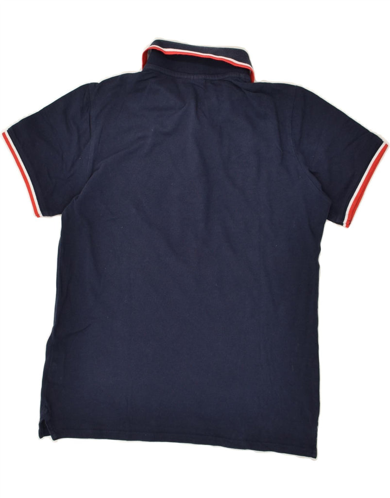 CHAMPION Boys Polo Shirt 11-12 Years Large Navy Blue Cotton | Vintage Champion | Thrift | Second-Hand Champion | Used Clothing | Messina Hembry 