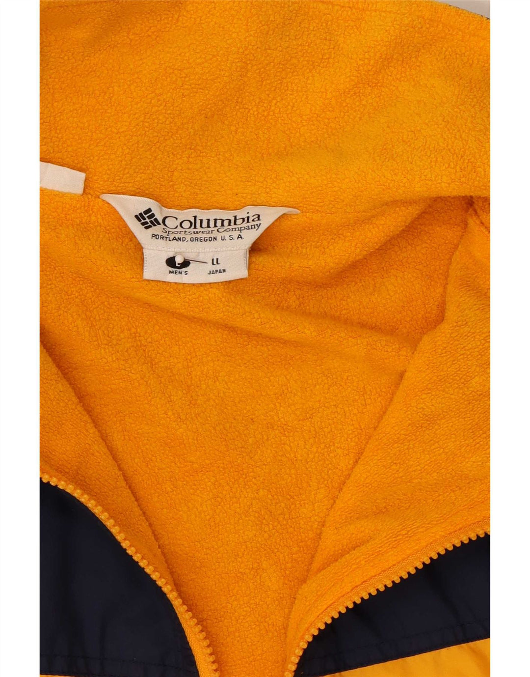 Columbia Mens Windbreaker Jacket UK 40 Large Yellow Colourblock