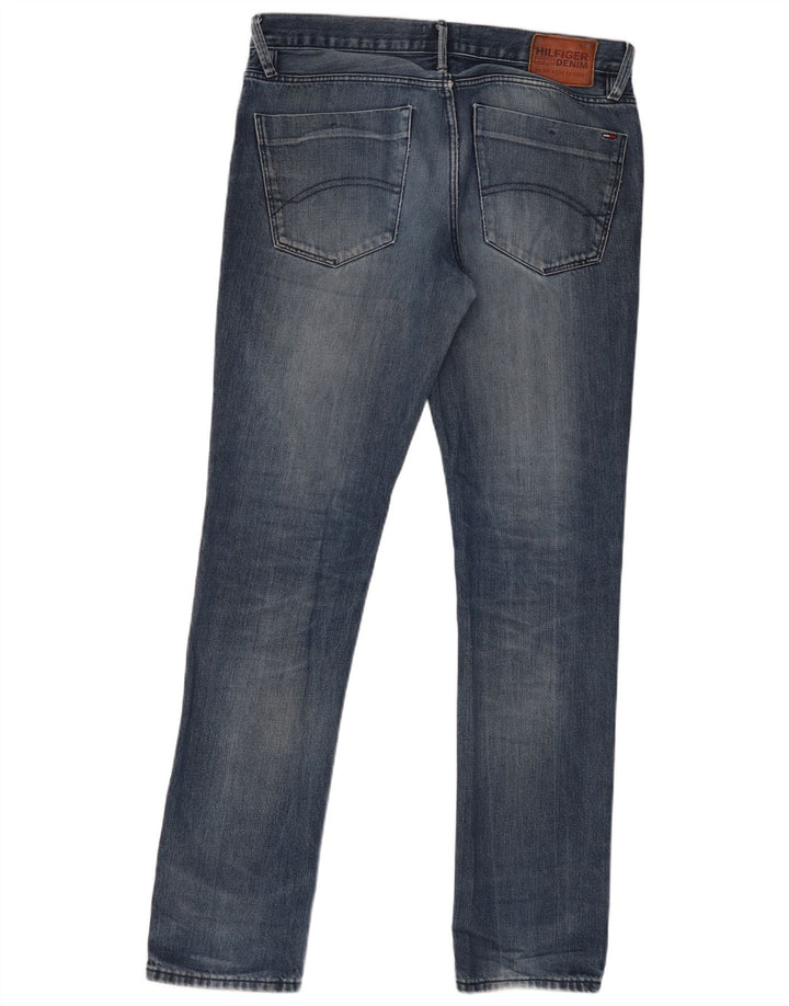 Tommy Hilfiger Mens Slim Jeans W33 L34 Navy Blue