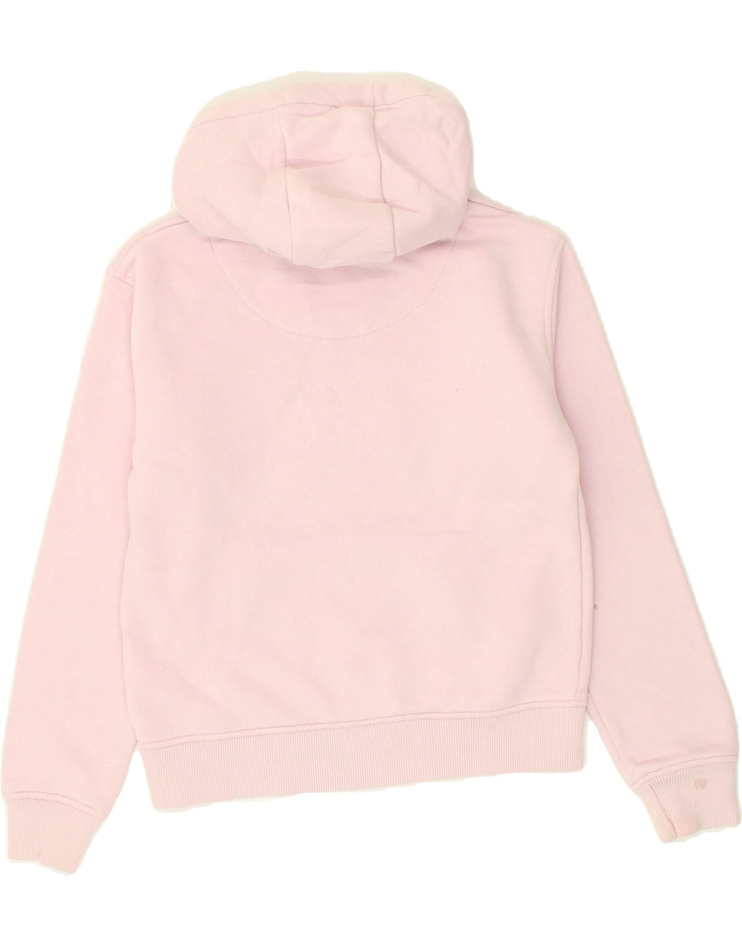 JACK WILLS Girls Graphic Hoodie Jumper 9-10 Years Pink Cotton Vintage Jack Wills and Second-Hand Jack Wills from Messina Hembry 