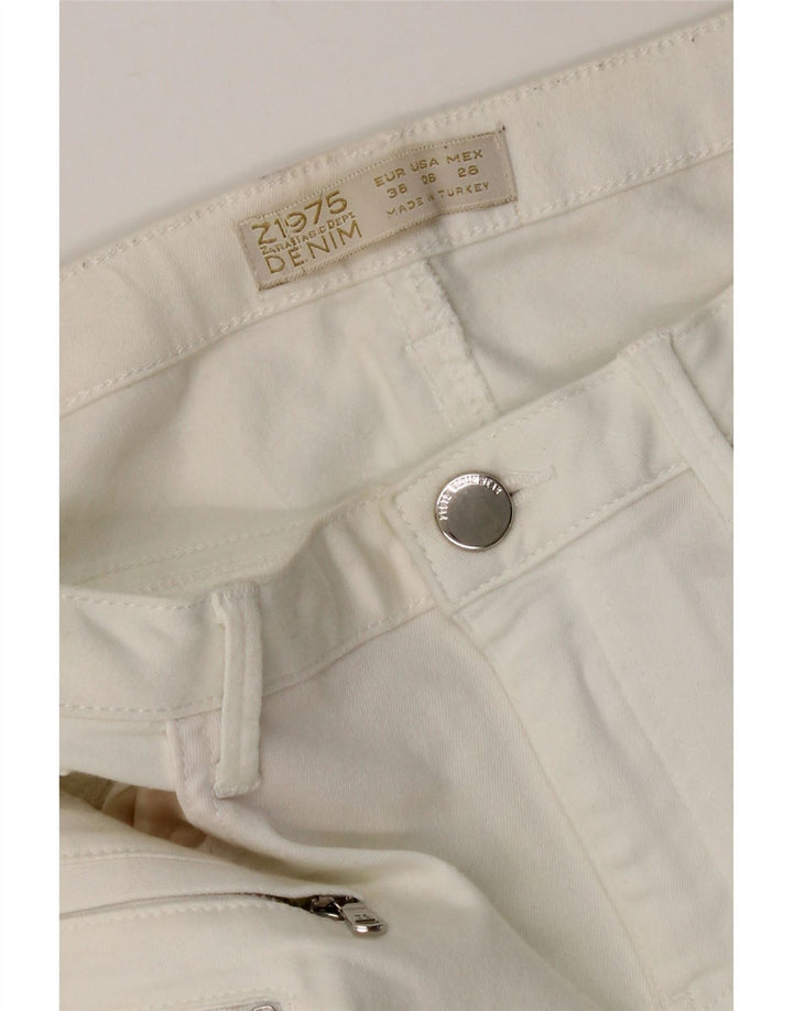 Zara Womens Skinny Jeans EU 38 Small W28 L28 White