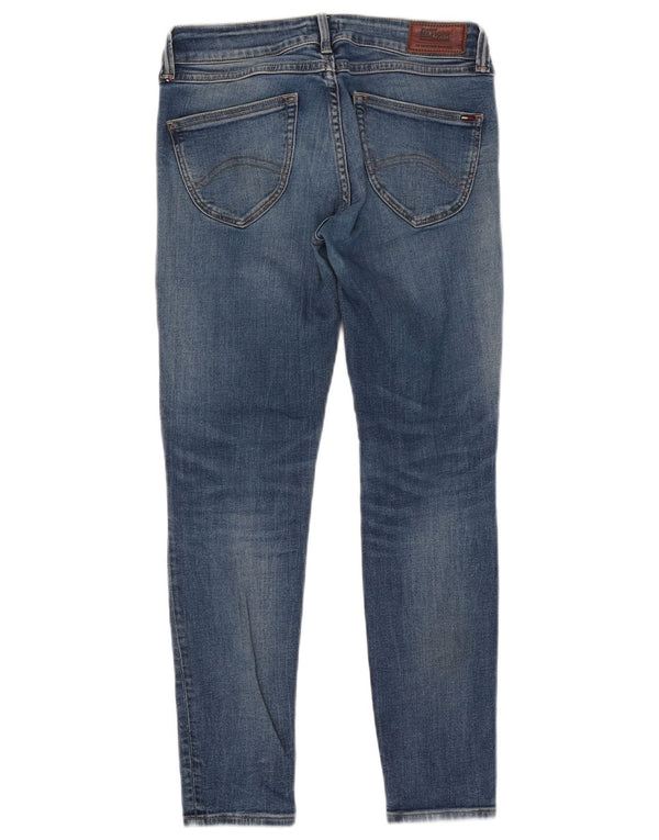 Tommy Hilfiger Womens Low Waist Skinny Jeans W27 L25 Blue Cotton
