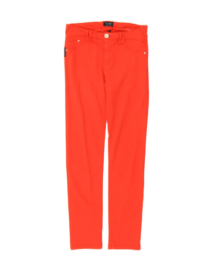 ARMANI Womens Slim Jeans W26 L28  Red Vintage Armani and Second-Hand Armani from Messina Hembry 
