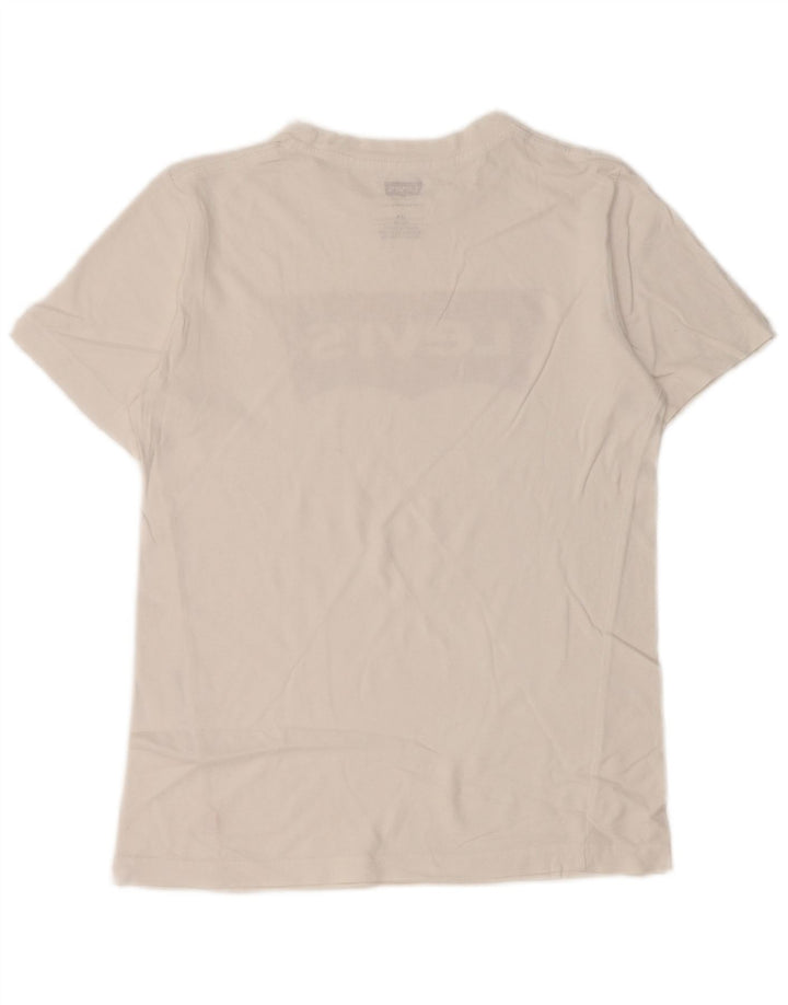 Levi's Boys Graphic T-Shirt Top 11-12 Years White Cotton