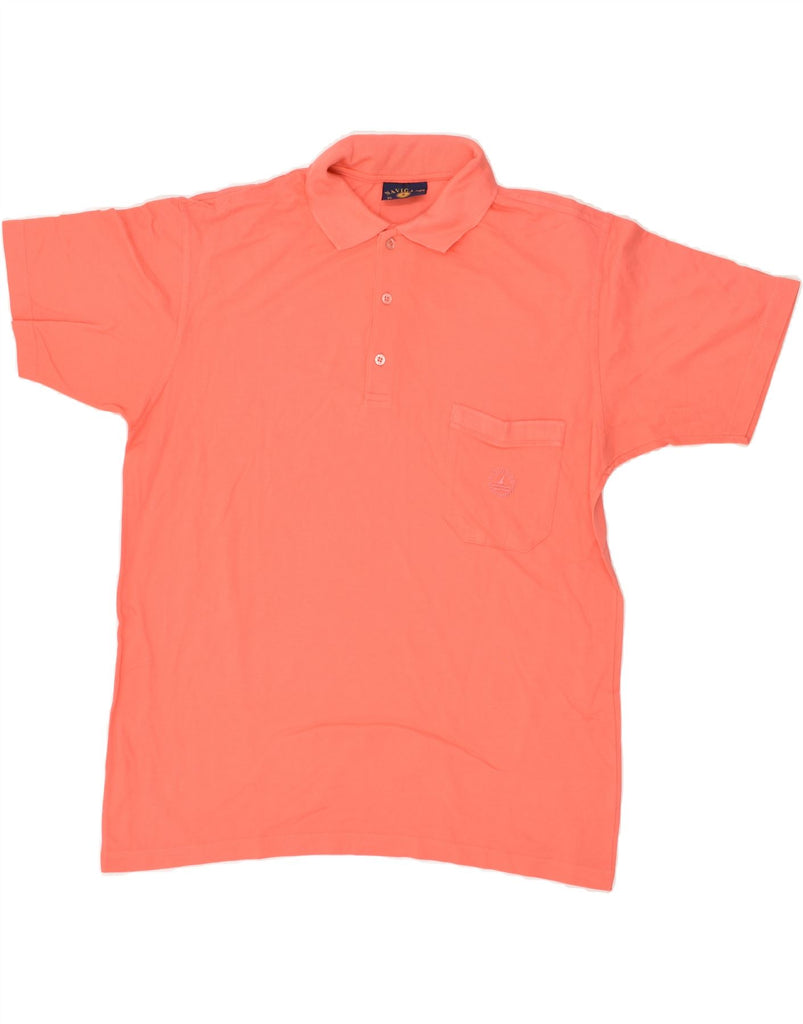 NAVIGARE Mens Polo Shirt XL Pink Cotton | Vintage Navigare | Thrift | Second-Hand Navigare | Used Clothing | Messina Hembry 