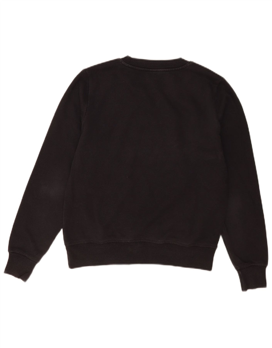 Champion Womens Graphic Oversized Sweatshirt Jumper UK 10 Small Black
