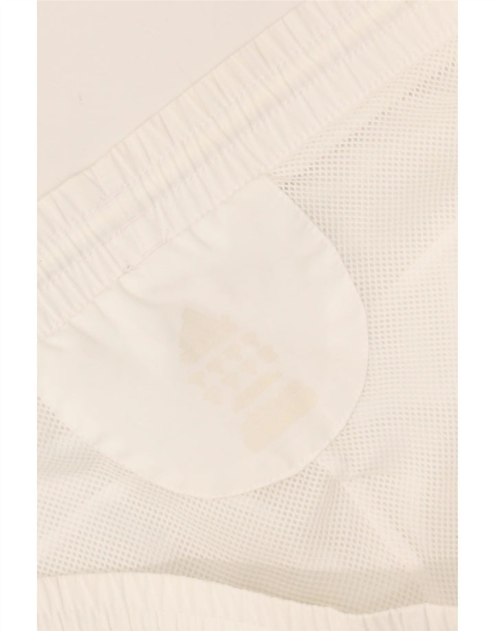ADIDAS Mens Sport Shorts Medium  White Colourblock Polyester Vintage Adidas and Second-Hand Adidas from Messina Hembry 