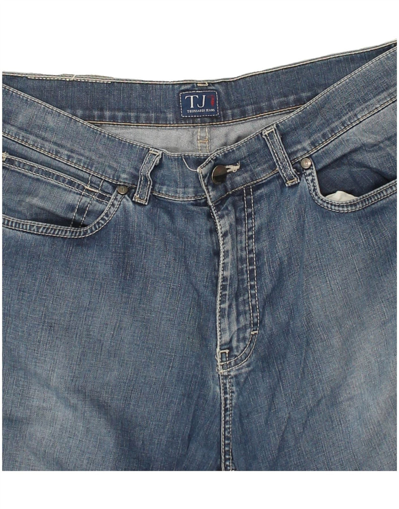 TRUSSARDI Mens Slim Jeans W35 L34 Blue Cotton | Vintage Trussardi | Thrift | Second-Hand Trussardi | Used Clothing | Messina Hembry 