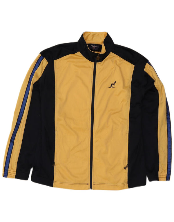 AUSTRALIAN L'ALPINA Mens Tracksuit Top Jacket IT 50 Medium Yellow