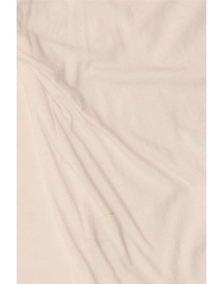 Zara Womens Top Long Sleeve UK 18 XL White Cotton