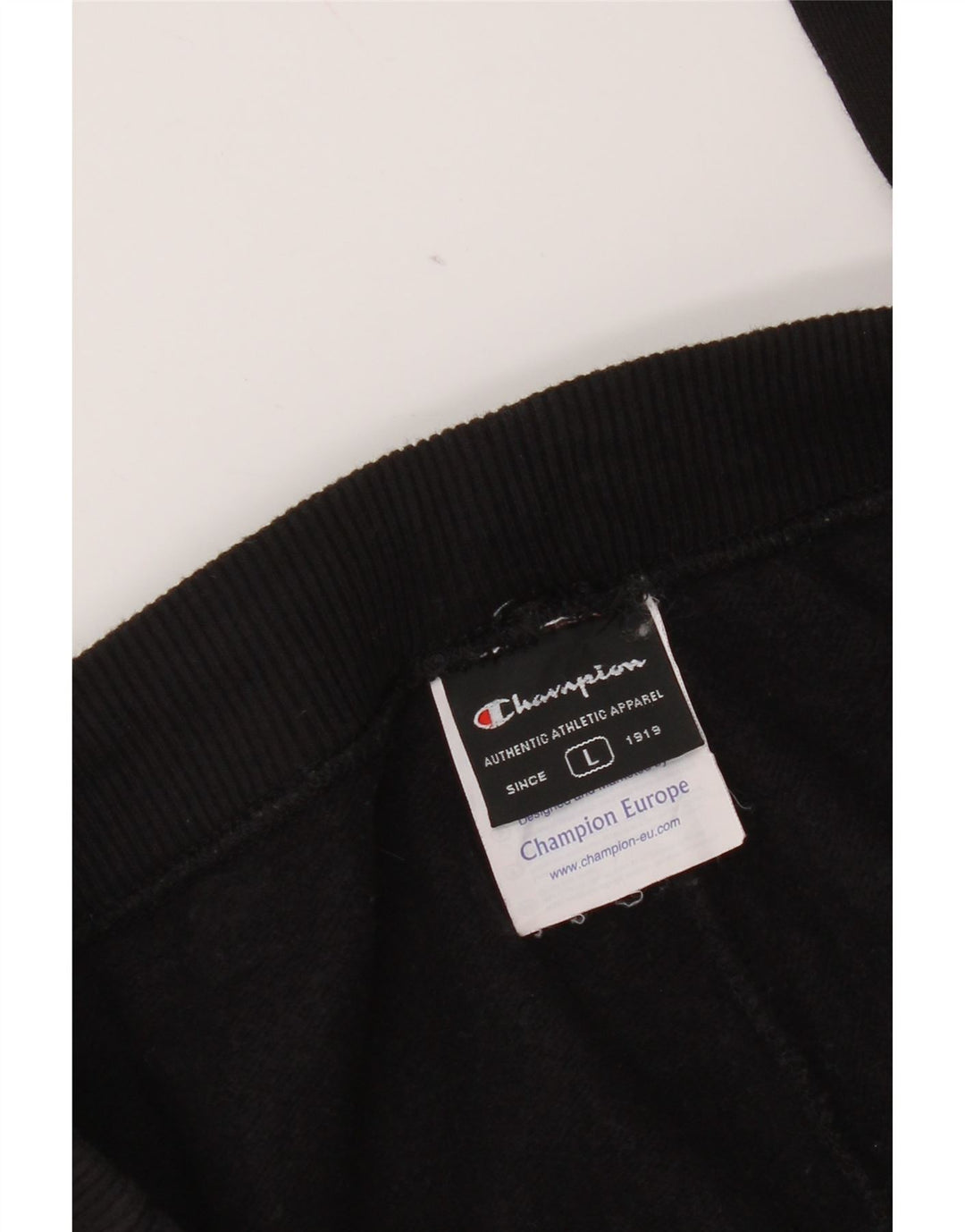 Champion Mens Tracksuit Trousers Large Black Cotton