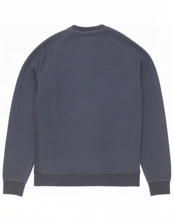 Penguin Mens Graphic Sweatshirt Jumper XL Navy Blue Cotton