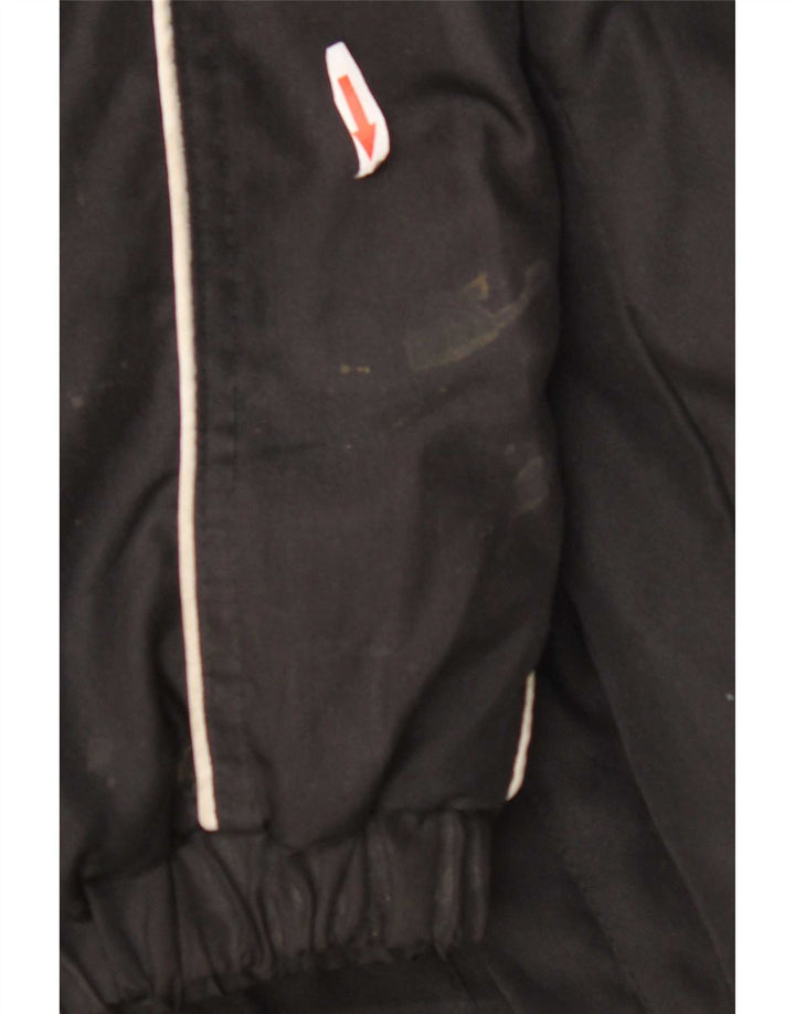 Kappa Mens Windbreaker Jacket UK 42 XL Black Polyester