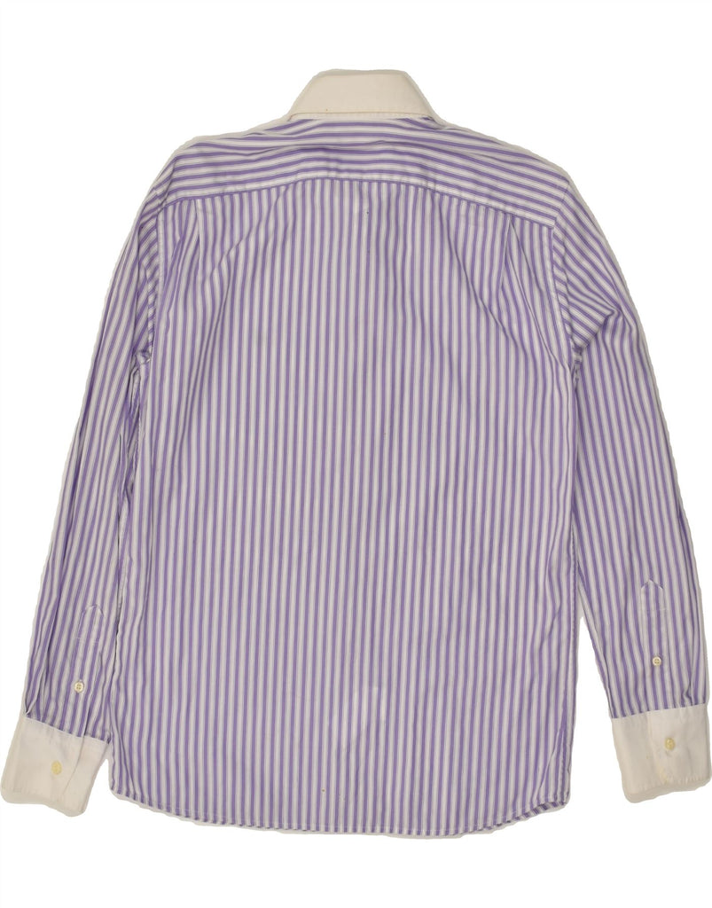 BROOKSFIELD Boys Shirt 13-14 Years Purple Striped Cotton | Vintage Brooksfield | Thrift | Second-Hand Brooksfield | Used Clothing | Messina Hembry 