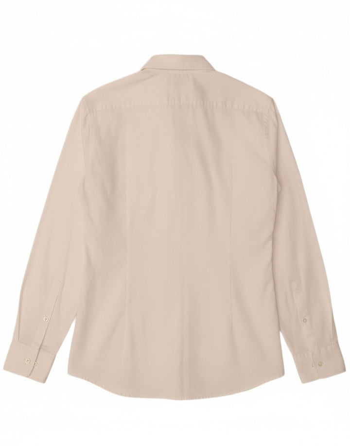 HUGO BOSS Mens Slim Fit Shirt Size 38 15 Medium White