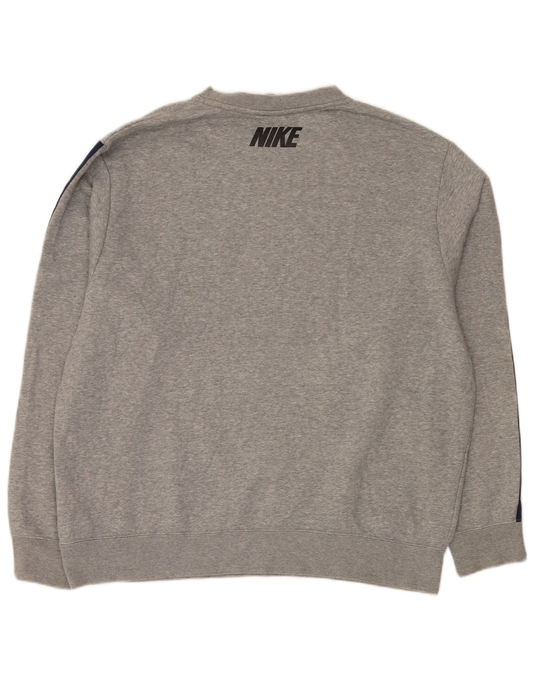 NIKE Mens Graphic Sweatshirt Jumper XL Grey Cotton
