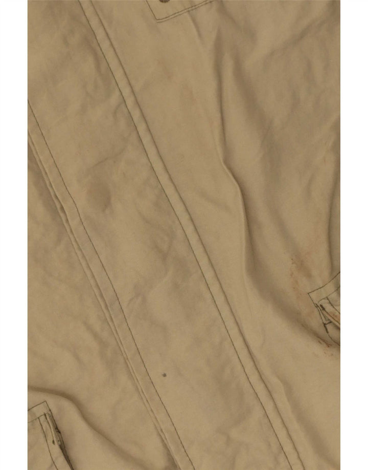Gap Mens Hooded Utility Jacket UK 38 Medium Beige Polyester