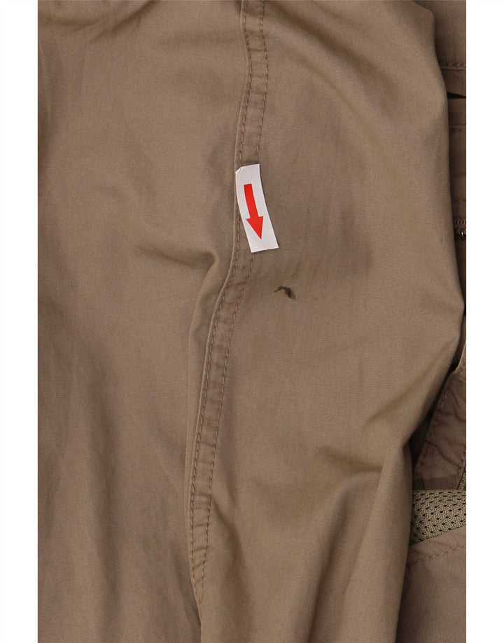 Geox Mens Respira Bomber Jacket UK 42 XL Brown Polyester