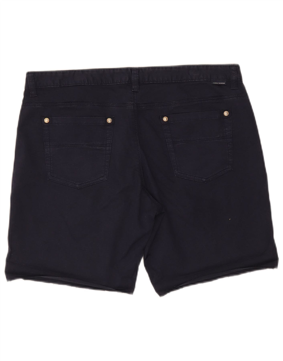 Marina Yachting Womens Casual Shorts W30 Medium Navy Blue Cotton