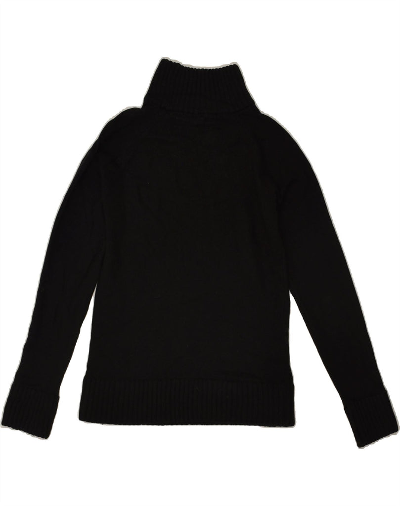 MASSIMO DUTTI Womens Roll Neck Jumper Sweater UK 10 Small Black Vintage Massimo Dutti and Second-Hand Massimo Dutti from Messina Hembry 