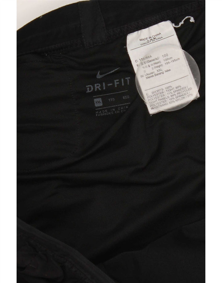 Nike Mens Dri Fit Sport Shorts 2XL Black Polyester