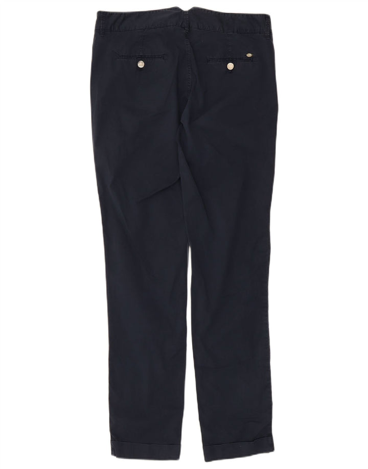 MASSIMO DUTTI Womens Casual Fit Slim Chino Trousers W32 L29 Navy Blue
