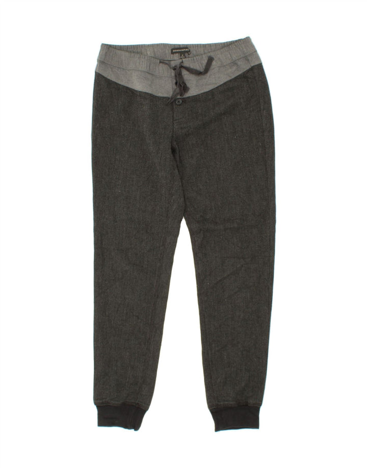 BANANA REPUBLIC Womens Joggers Trousers US 4 Small W32 L29  Grey Polyester Vintage Banana Republic and Second-Hand Banana Republic from Messina Hembry 