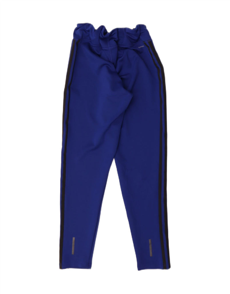 ADIDAS Womens Climalite Leggings UK 16/18 Large  Blue Polyester Vintage Adidas and Second-Hand Adidas from Messina Hembry 