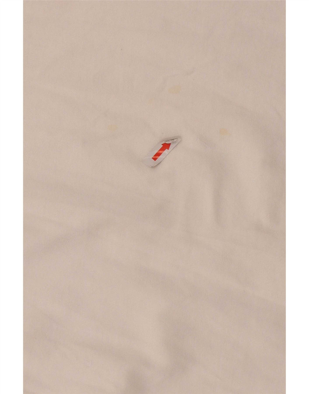 Ellesse Womens Graphic Top Long Sleeve UK 10 Small White Cotton