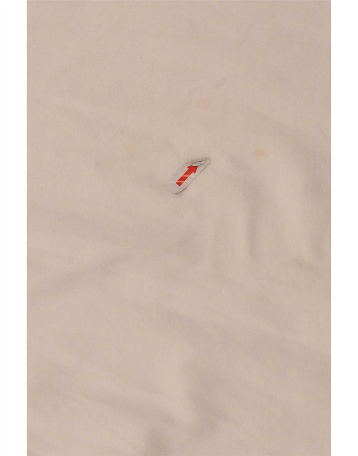 Ellesse Womens Graphic Top Long Sleeve UK 10 Small White Cotton