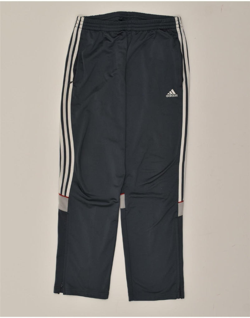 ADIDAS Mens Tracksuit Trousers UK 40/42 Medium Navy Blue Colourblock | Vintage Adidas | Thrift | Second-Hand Adidas | Used Clothing | Messina Hembry 