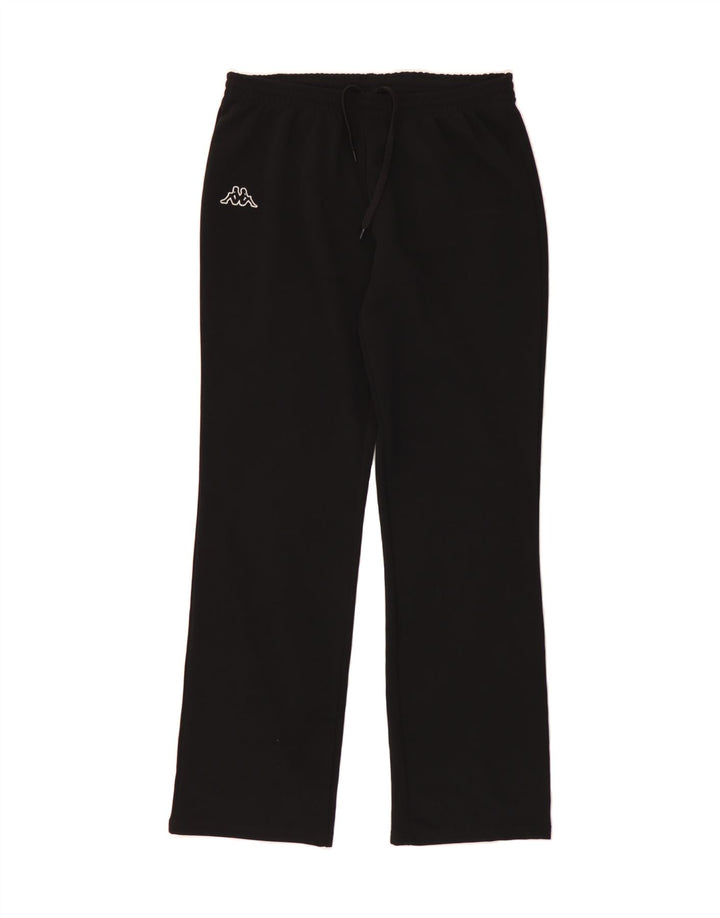 KAPPA Womens Tracksuit Trousers UK 20 2XL Black Polyester Vintage Kappa and Second-Hand Kappa from Messina Hembry 