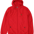 Lyle & Scott Boys Hooded Rain Jacket 10-11 Years Red Polyester