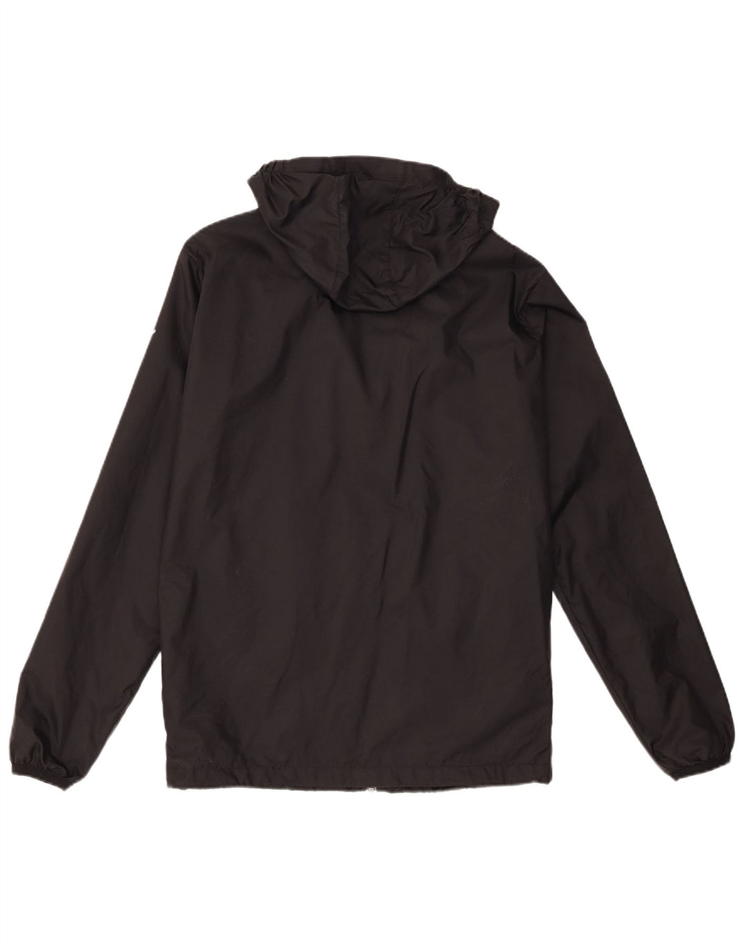 Puma Mens Graphic Hooded Rain Jacket UK 36 Small Black Nylon
